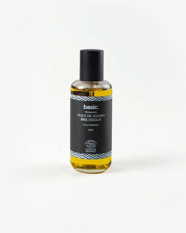 Flacon d’huile de jojoba basic.