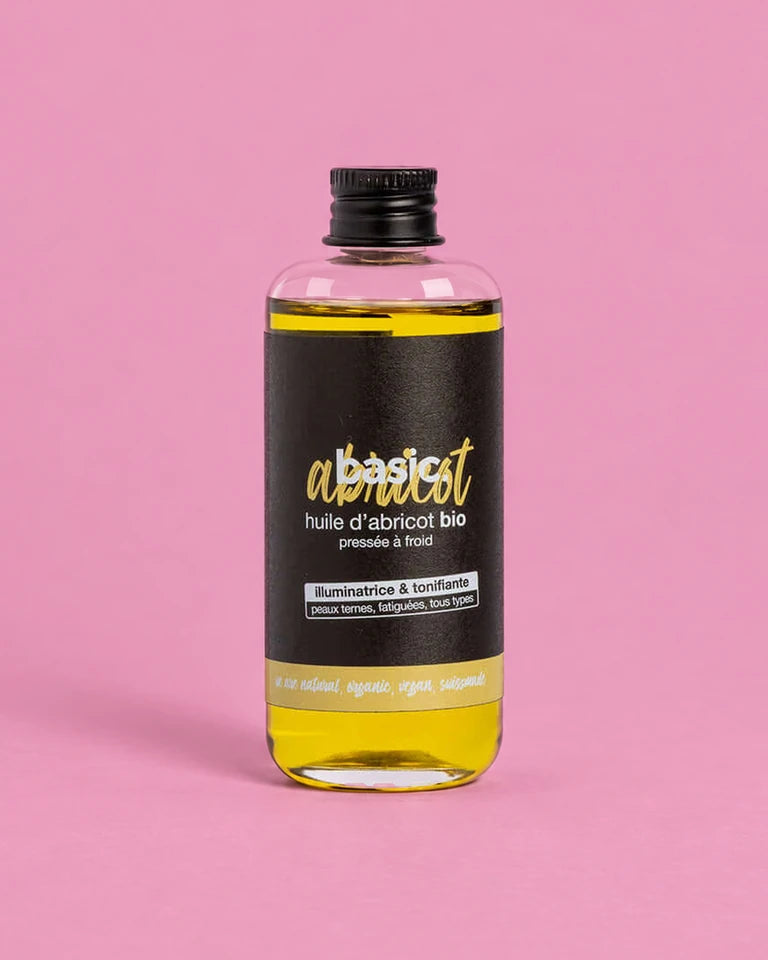 Flasche Bio-Aprikosenkernöl basic.