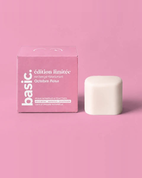 Le Rose box with its deodorant refill
