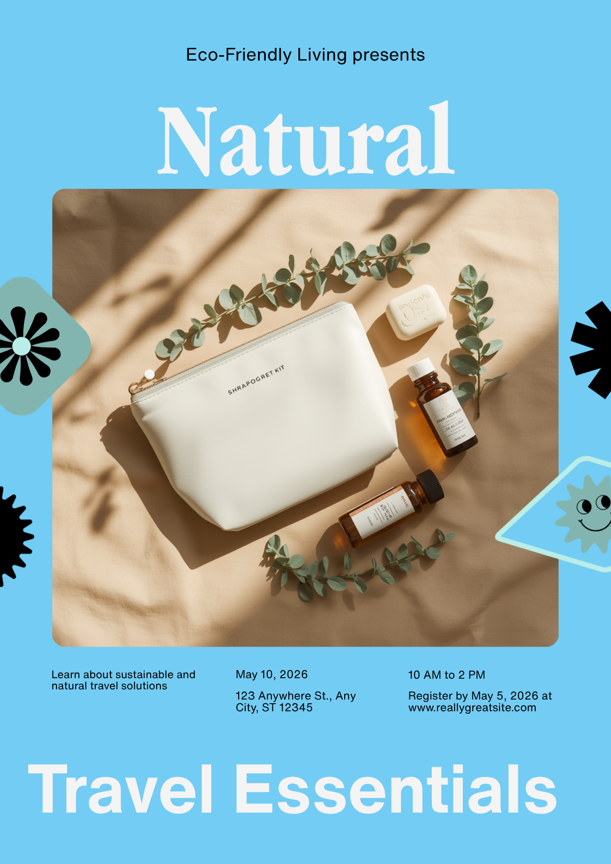 trousse de toilette voyage naturelle minimaliste basic. format solide rechargeable