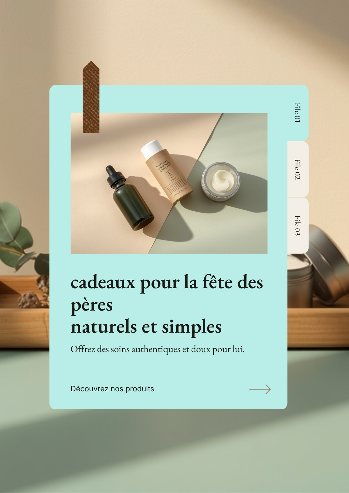 Cadeau fête des pères cosmétique naturel — sélection basic. 2026