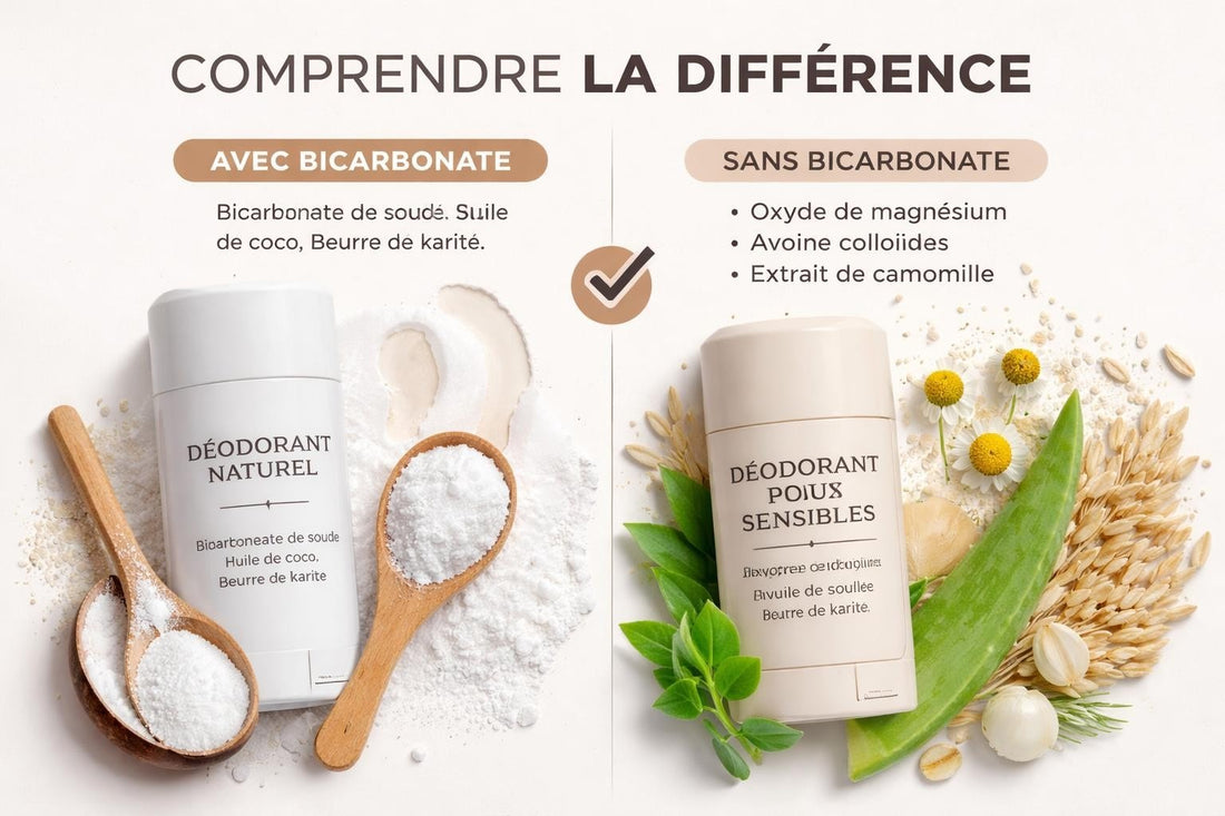 Déodorant naturel peaux sensibles sans bicarbonate