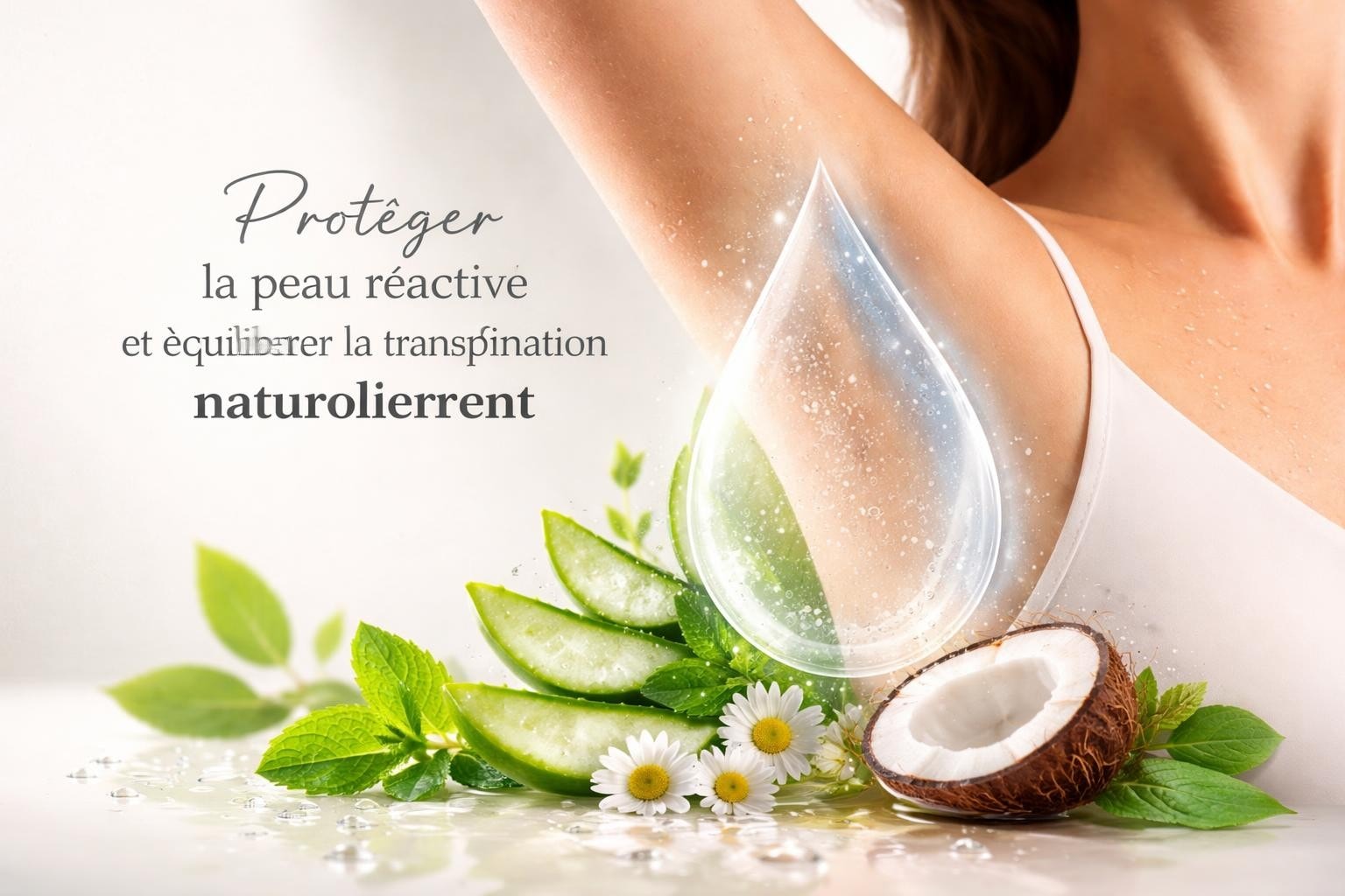 Anti-transpirant naturel peau réactive : votre guide 2026