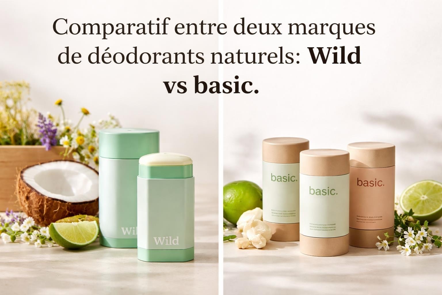 Wild vs Basic : quel déo choisir pour ta peau ?