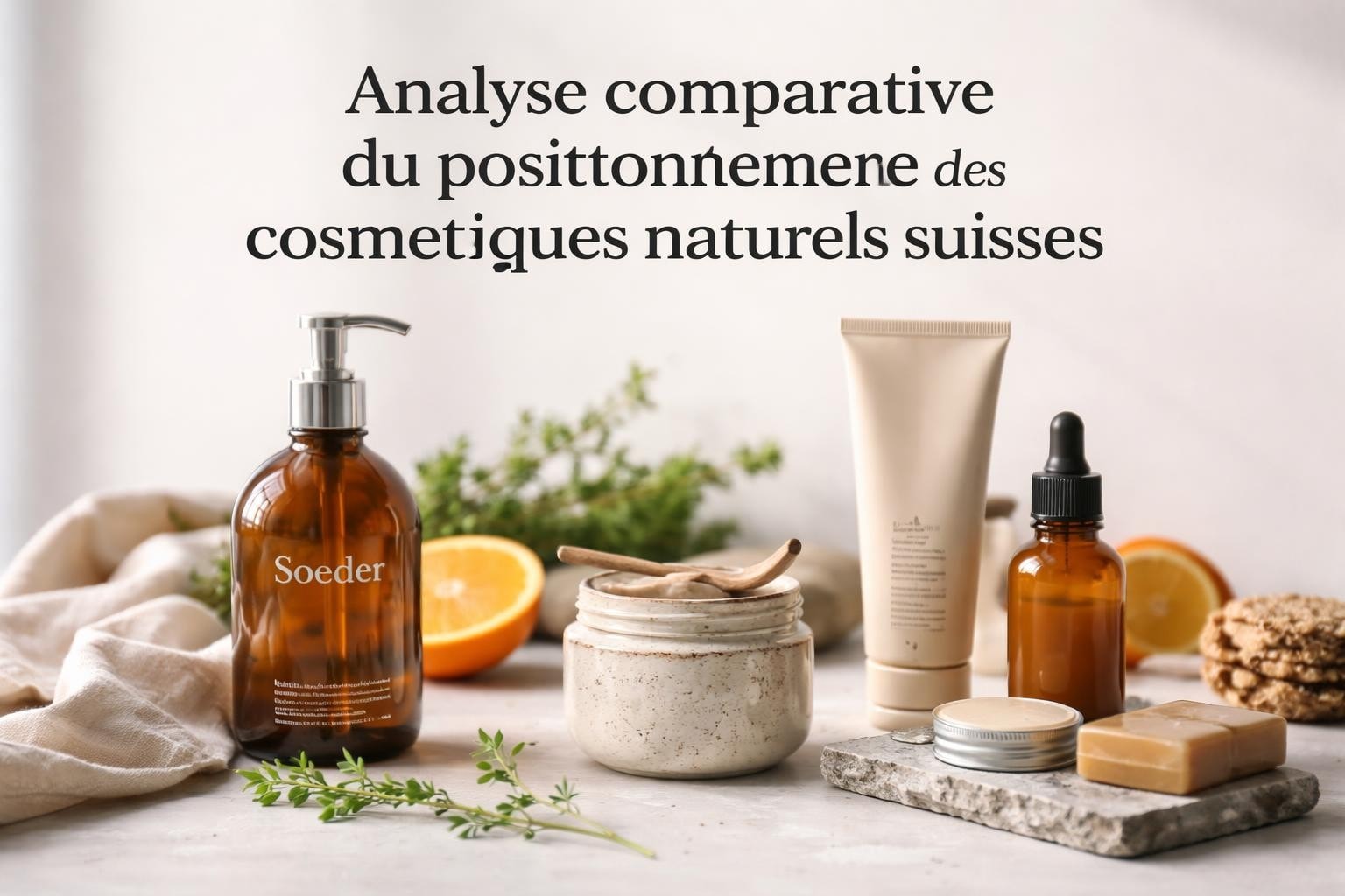 Concurrent suisse Soeder cosmétique : analyse 2026