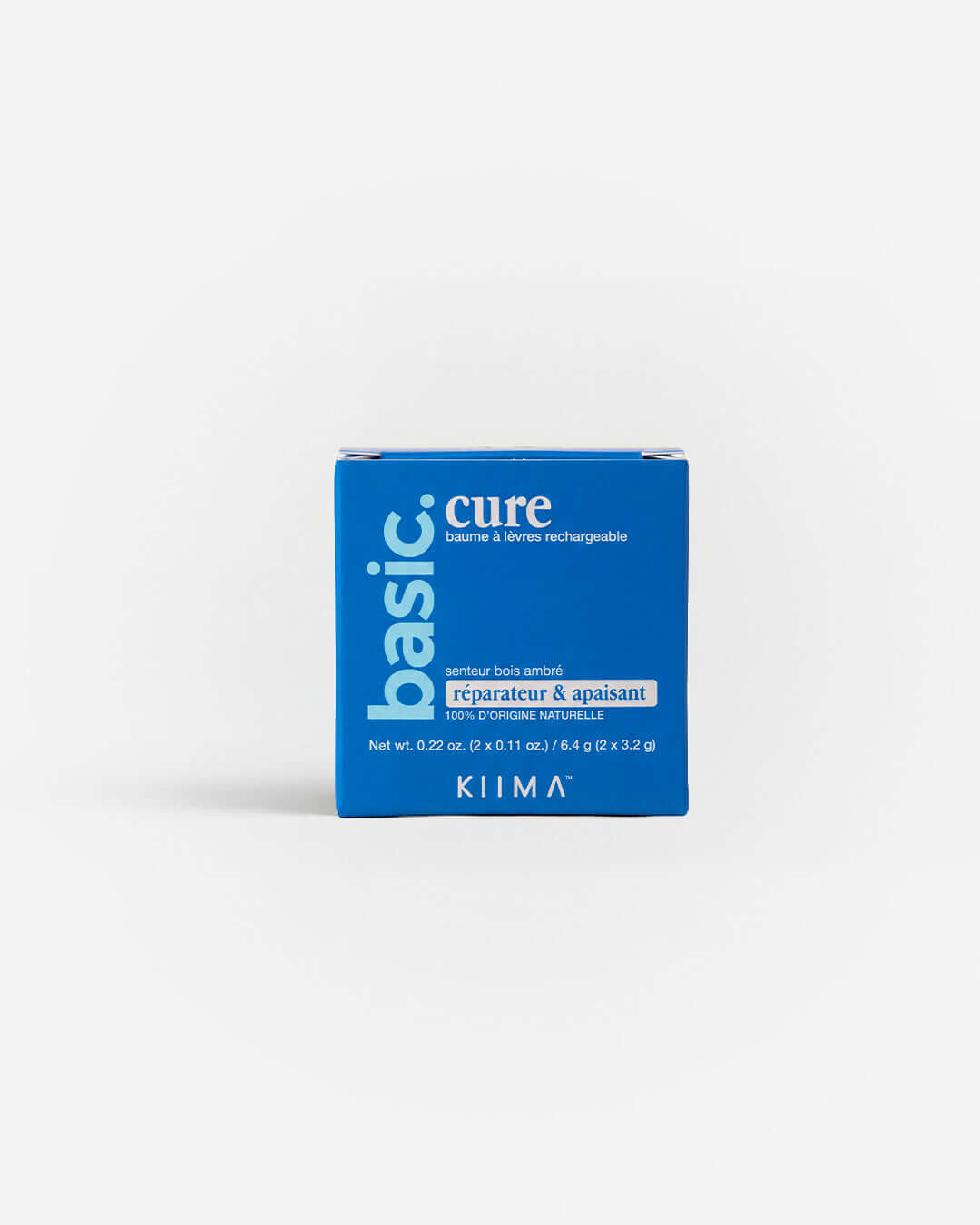 Cure baume à lèvres rechargeable basic. - pack 2 recharges packaging bleu