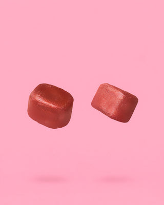 baume à lèvres glow BRUNEA basic. - teinte dorée naturelle pailletée