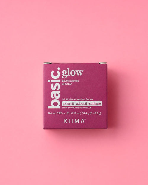 baume à lèvres glow BRUNEA basic. - texture et application