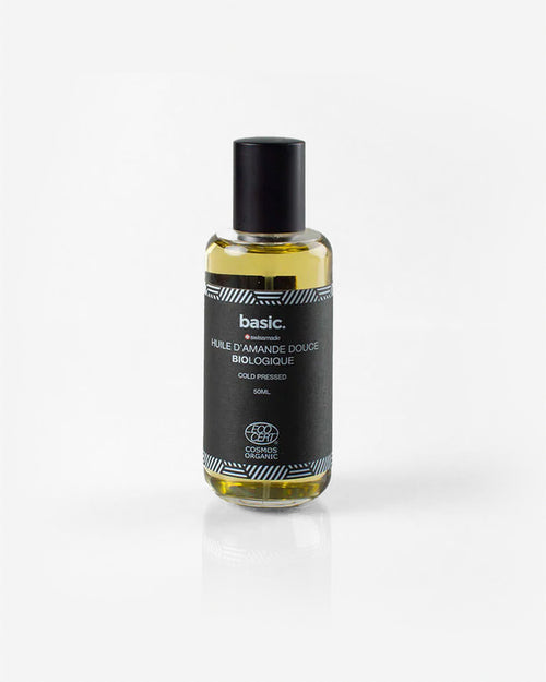 huile d'amande douce basic. - flacon d'huile végétale pure
