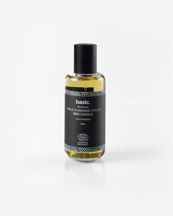 huile d'amande douce basic. - flacon d'huile végétale pure