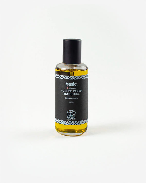 huile de jojoba basic. - flacon d'huile végétale pure et naturelle