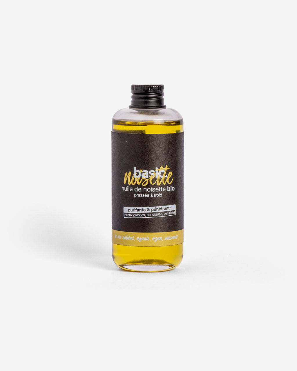Huile de noisette bio – purifiante & pénétrante – peaux grasses, acnéiques, sensibles
