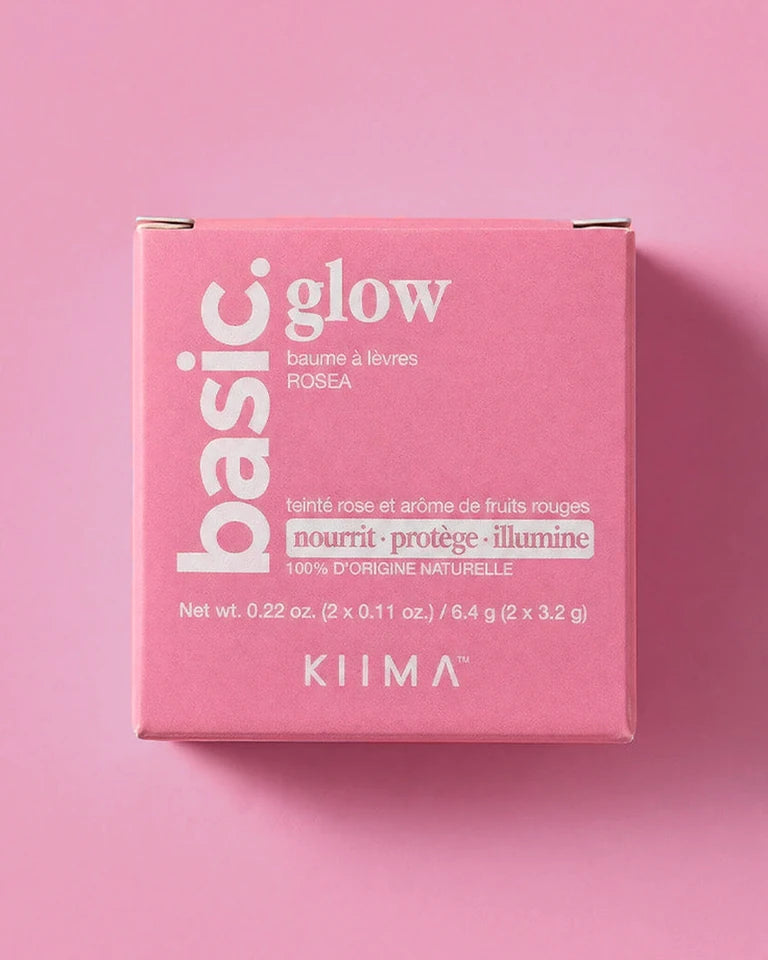 Verpackung der Lippenbalsam-Nachfüllungen Roséa von basic.